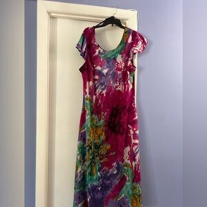 Watercolor reversible dress